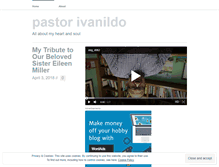 Tablet Screenshot of pastorivanildo.com
